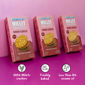 Millet Cracker Onion Garlic (100g)