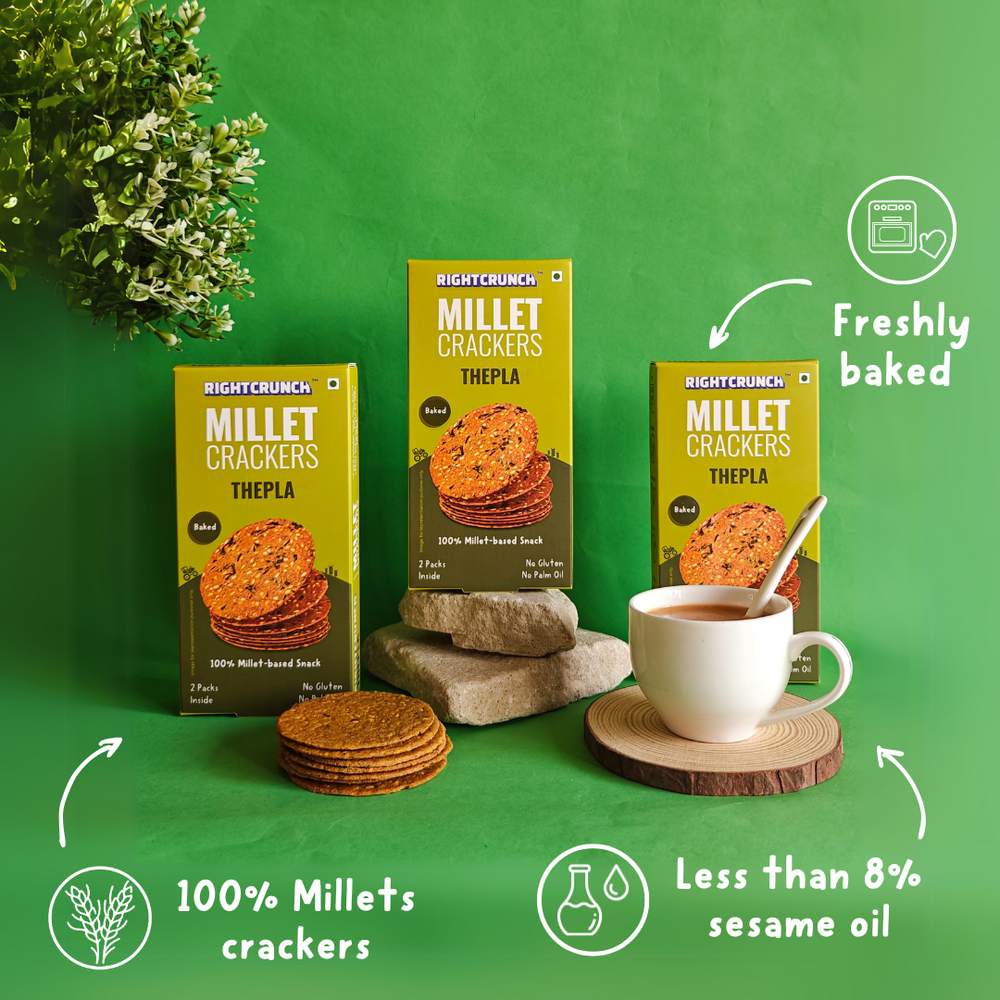 Millet Cracker Thepla (100g)
