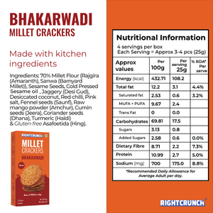 Millet Cracker Bhakarwadi (100g)
