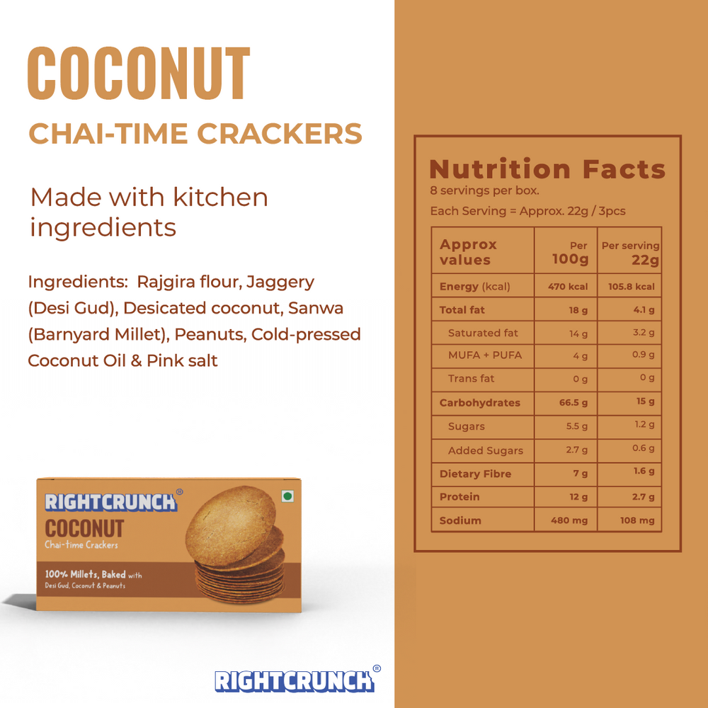 COCONUT CRACKERS (180g)