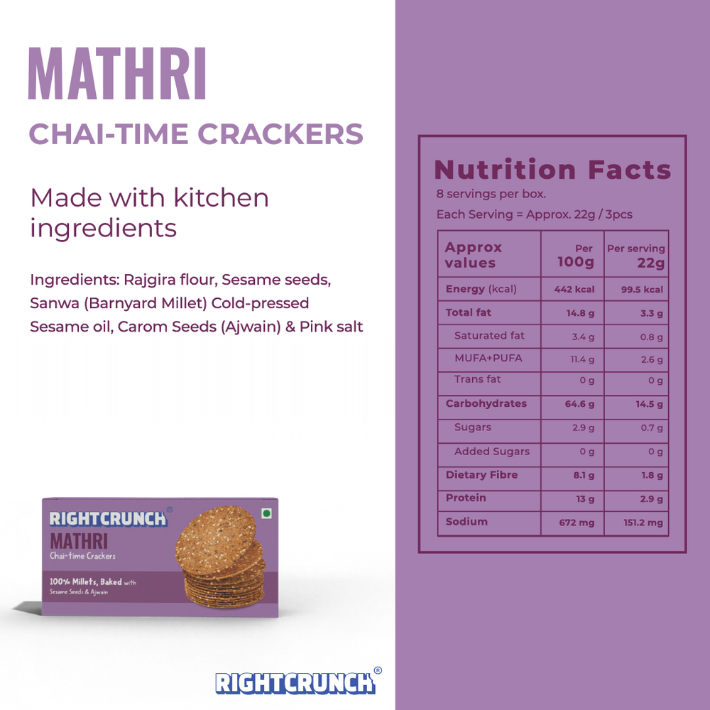 MATHRI CRACKERS (180g)