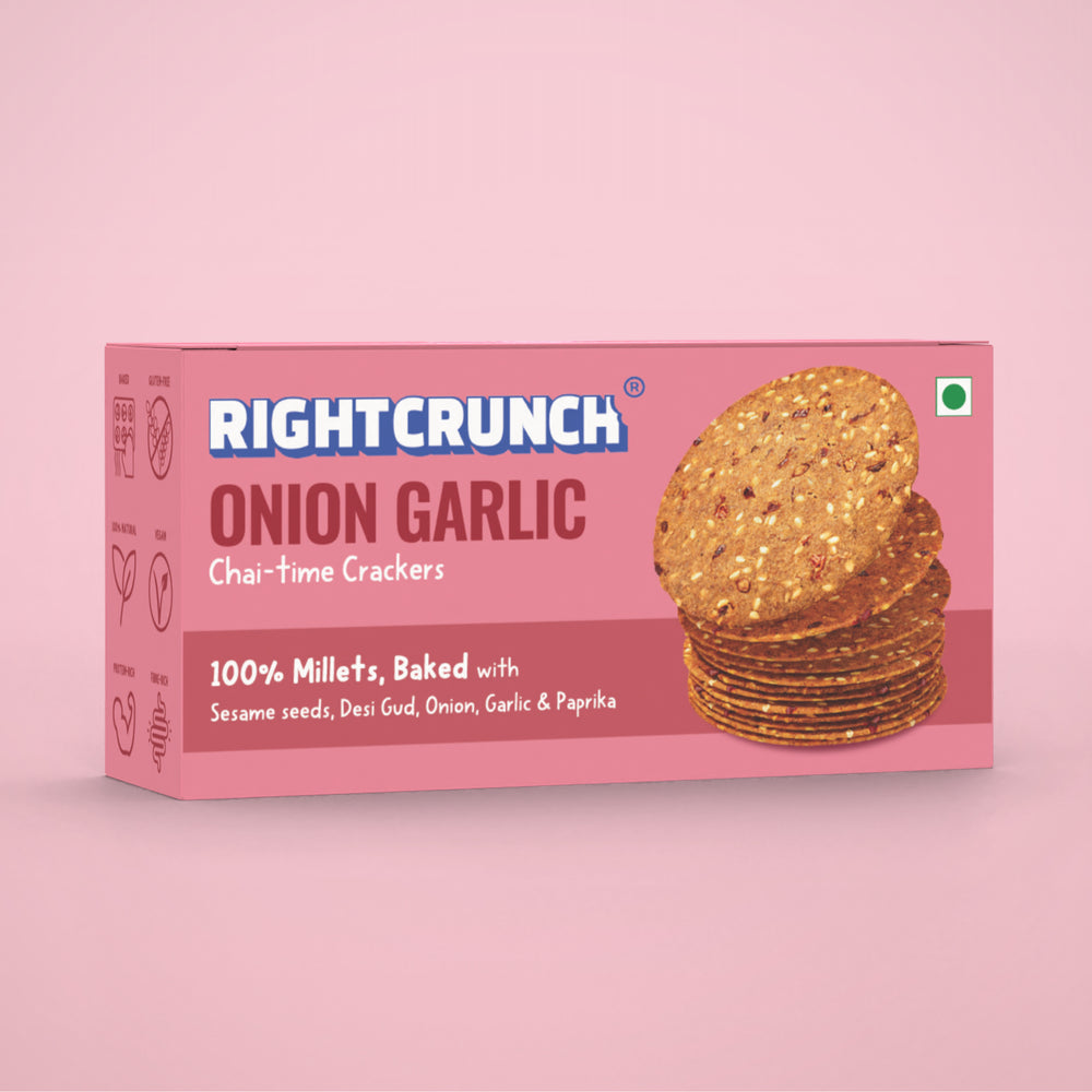 
            
                Load image into Gallery viewer, ONION GARLIC CRACKERS (180g)
            
        