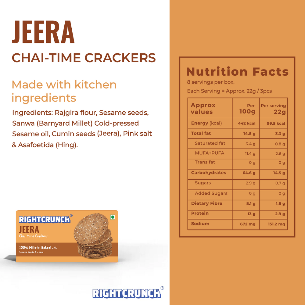 JEERA CRACKERS (180g)