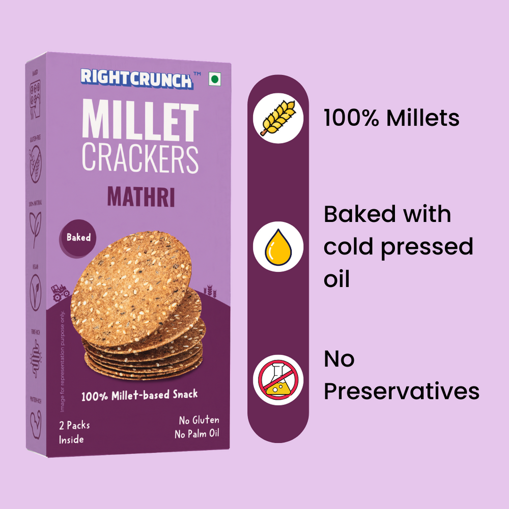 Millet Cracker Mathri (100g)